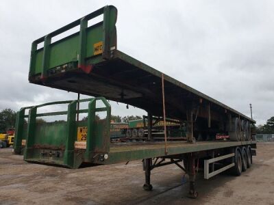 2002 Montracon Triaxle Flat Trailer - 2