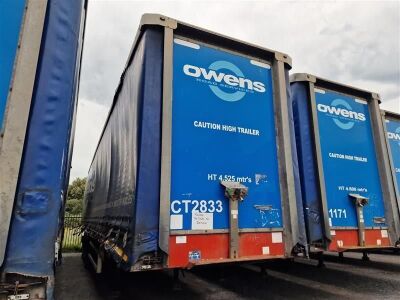 2012 Montracon Triaxle Curtainside Trailer