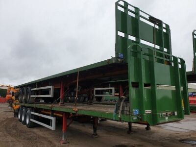 2016 Montracon Triaxle Flat Trailer