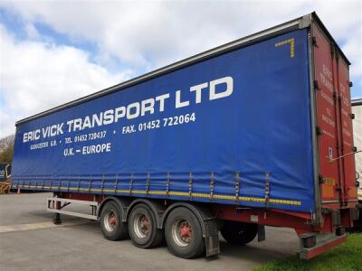 2015 Montracon Triaxle Curtainside Trailer - 4