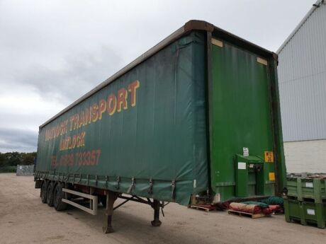 2003 Montracon Triaxle Curtainside Trailer