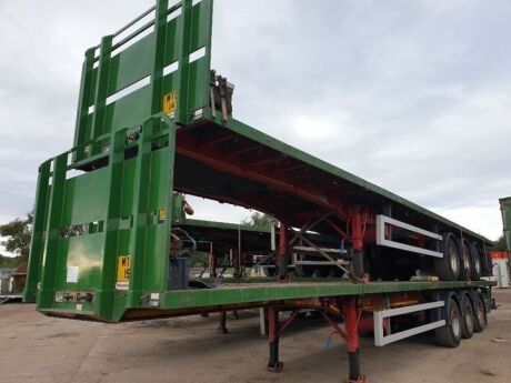 2014 Montracon Triaxle Flat Trailer