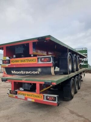 2014 Montracon Triaxle Flat Trailer - 4