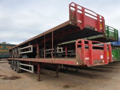 2008 Montracon Triaxle Flat Trailer