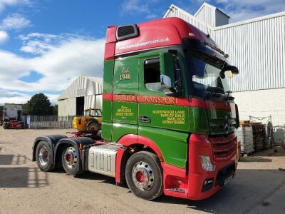 2014 Mercedes Actros 2551 6x2 Midlift Bluetec 6 Tractor Unit