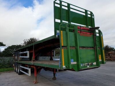 2014 Montracon Triaxle Flat Trailer