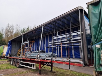 2012 Montracon Triaxle Curtainside Trailer