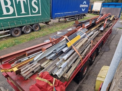 Quantity of Misc Steel & 2007 M&G Triaxle Coilwell Flat Trailer