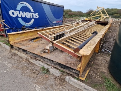 15m (Approx) Weigh Bridge Bed + Quantity of Steel Frames & Ladders - 2