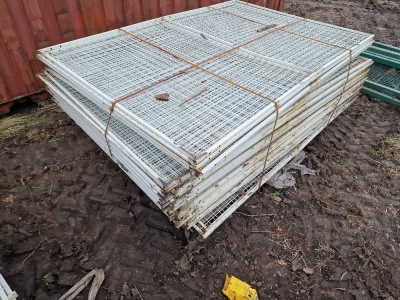 Approx 37 Steel Mesh Panels 1.2m x 2.2m