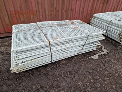 Approx 33 Steel Mesh Panels 1.2m x 2.2m