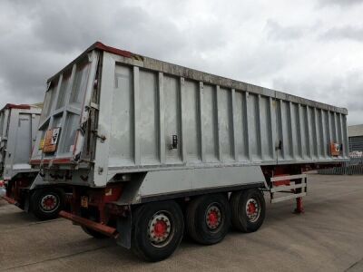 2017 Weightlifter Triaxle 56yrd³ Alloy Bulk Tipping Trailer - 4