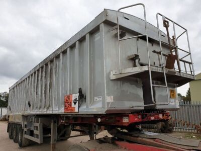 2010 Wilcox Triaxle 56yrd³ Alloy Bulk Tipping Trailer