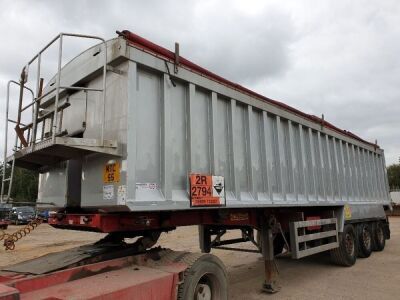 2010 Wilcox Triaxle 56yrd³ Alloy Bulk Tipping Trailer - 2