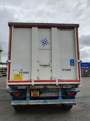 2015 Fruehauf 67yrd³ Plank Side Triaxle Tipping Trailer - 8