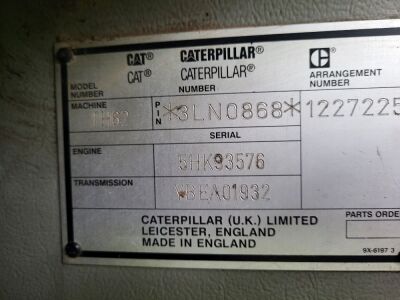 1998 CAT TH62 Telehandler - 7