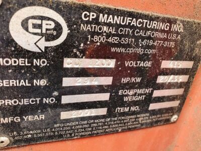 2001 CP CD1200 Can Baler - 3