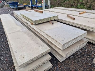 4x Concrete Panels