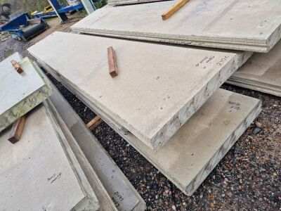 3x Concrete Panels