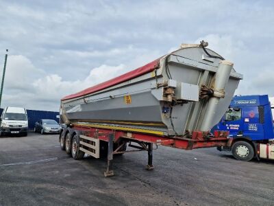 2015 Kelberg Triaxle Alloy Body Aggregate Tipping Trailer