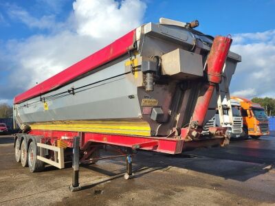 2012 Kelberg Triaxle Insulated Aggregate Tipping Trailer