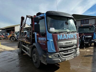 2020 DAF LF260 4x2 Telescopic Skip Loader