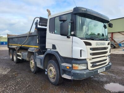 2012 Scania P400 8x4 Steel Body Tipper