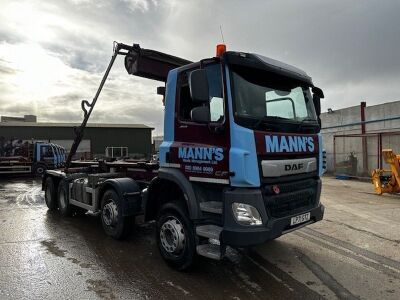 2022 DAF CF 450 8x4 Hookloader 