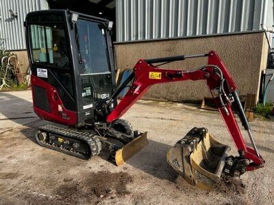 2022 Yanmar SV15VT Mini Digger