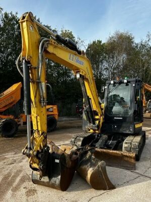 2021 Yanmar VIO 80-1A 8 ton Zero Swing Excavator - 3