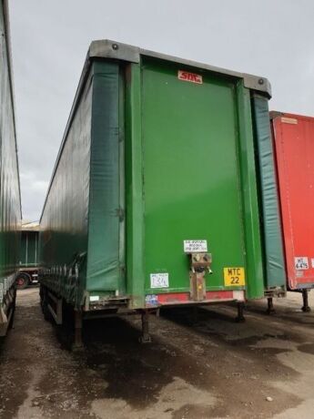 2007 Montracon Triaxle Curtainside Trailer