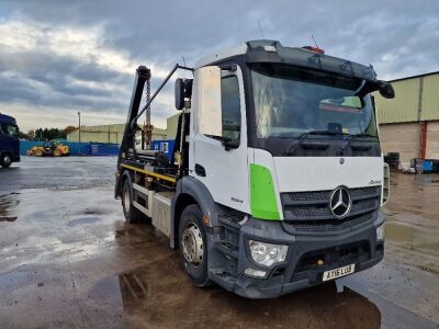 2016 Mercedes Antos 1824 Skip Loader