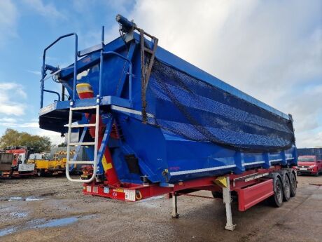 2022 Stas 76yrd Triaxle Scrap Spec Tipping Trailer