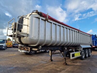 2006 Fruehauf Triaxle Alloy Body Tipping Trailer