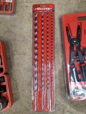 4 pc Long Auger Bits