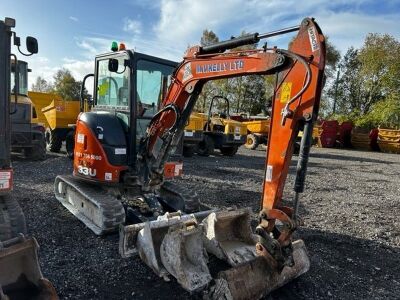 2021 Hitachi ZX33U  6CRL Mini Digger