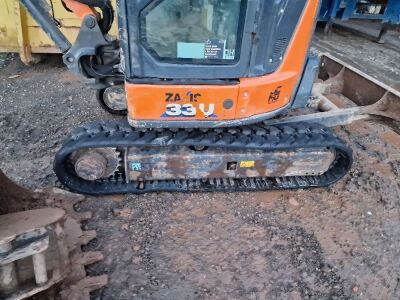 2021 Hitachi ZX33U-6 CLR Mini Digger - 9