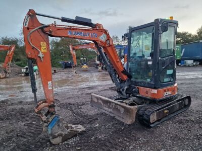 2021 Hitachi ZX33U-6 CLR Mini Digger