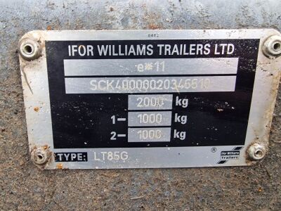2002 Ifor Williams LT85G Tandem Axle Trailer - 7