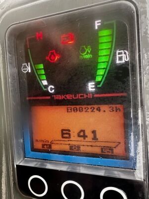 2021 Takeuchi TB325R Excavator - 9