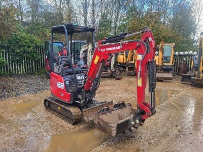 2022 Yanmar VIO 17 Zero Swing Mini Digger