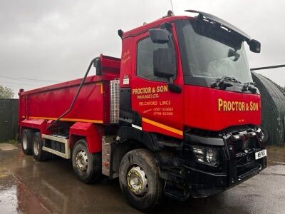 2015 Renault C430 8x4 Steel Body Tipper