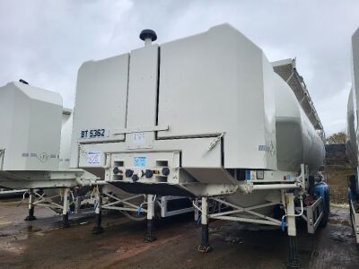 2019 Feldbinder Triaxle 43³ 3 Pot Powder Tanker, c/w: Power Pack