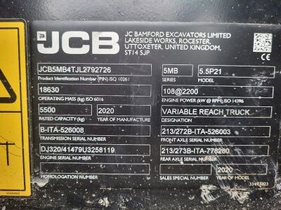 2020 JCB 5.5-21 Rotating Tele-Crane  - 18