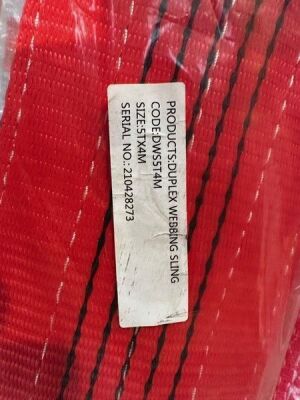 4x  New Duplex 5T Webbing Slings  - 4