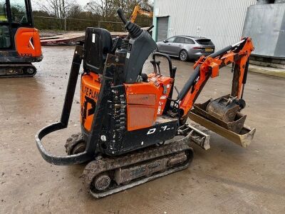 2019 Doosan DX10Z Mini Digger