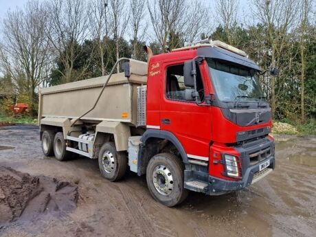 2016 Volvo FMX450 8x4 Alloy Body Tipper