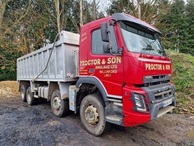 2014 Volvo FMX420 8x4 Alloy Body Tipper - 2