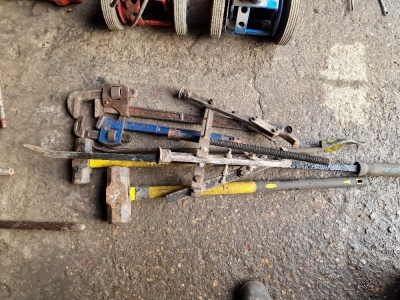 Stilsons, Sledge Hammers, Pry Bar & Puller