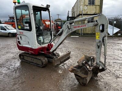 2017 Takeuchi TB216 Mini Digger